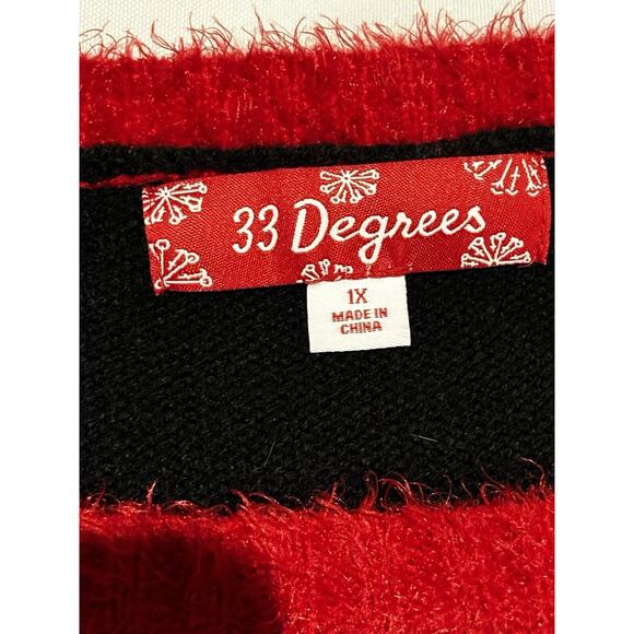 Christmas Sweater Plus Size 1x Tree Holiday Ugly Sweater Party Festive Christmas - Picture 6 of 9